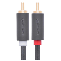 przewód 2x rca (cinch) do 2x rca (cinch) ugreen av104 1m (czarny)