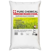 SIARCZAN ŻELAZA II ANTYMECH NAWÓZ DO TRAWY CZYSTY NIEZBRYLONY 25kg