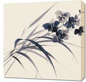 Obraz 60x60cm Orchidea w Sepii