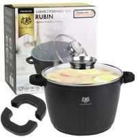 GARNEK GRANITOWY GĘSIARKA INDUKCJA POKRYWA