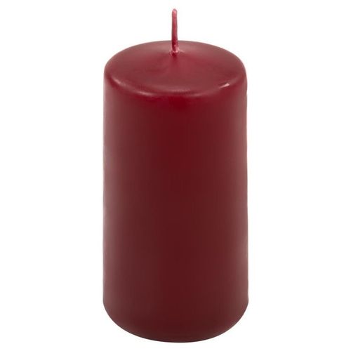 Zestaw świec filarowych, 10 cm, Ø 5 cm, bordowy, 24 szt. na Arena.pl