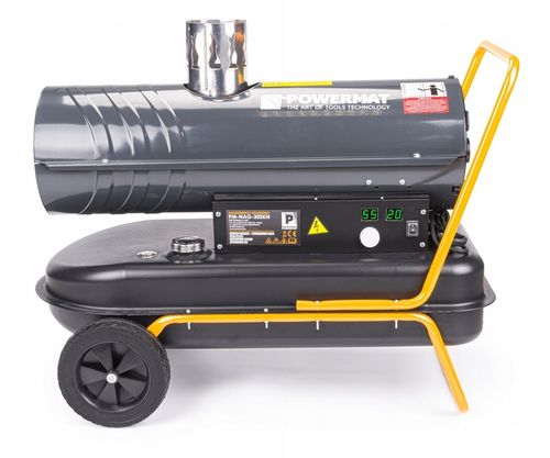 NAGRZEWNICA OLEJOWA SPALINOWA 30KW TERMOSTAT PIEC DMUCHAWA FARELKA ON LCD na Arena.pl