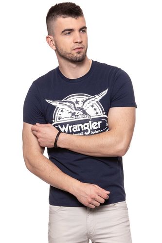 WRANGLER SS EAGLE TEE NAVY W7B74FK35 M na Arena.pl