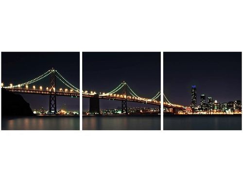 90 80CM OBRAZ T3 ELEM NOCNE ZDJĘCIE MOSTU TANEL TEEMUSK DRUK ŚCIENNY na Arena.pl