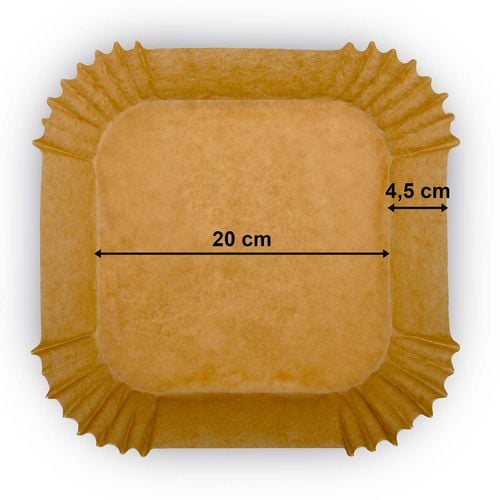 Papier do pieczenia wkładki do frytkownicy 20 cm Berdsen - 100 szt na Arena.pl