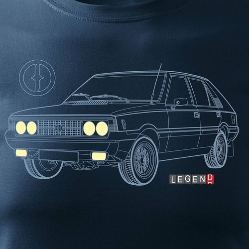 Koszulka Polonez z Polonezem FSO PRL Legend męska granatowa REGULAR L na Arena.pl