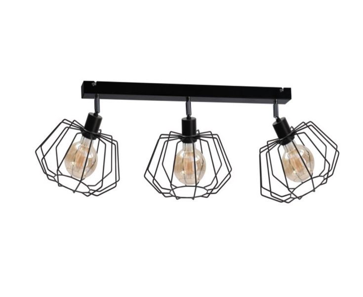 Spot 3xE27 LUNA BLACK zdjęcie 1