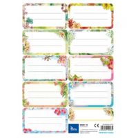 NAKLEJKI NA ZESZYT KN001-10 TETIS