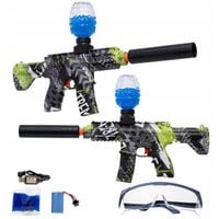 PISTOLET NA KULKI ŻELOWE KARABIN AUTOMATYCZNY MINI ZIELONY ELEKTRYCZNY