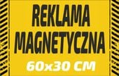 Magnes na Samochód Reklama Magnetyczna 60x30 cm