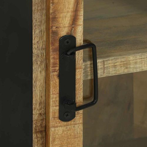 Zestaw mebli łazienkowych 4 pcs Brązowy Drewno z mango na Arena.pl