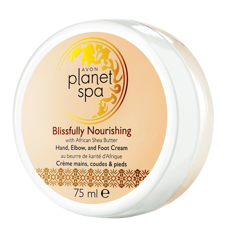 Avon Spa Blissfully krem do rąk stóp łokci z shea zdjęcie 1