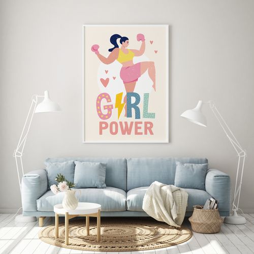 Plakat girl power 61x91 cm na Arena.pl