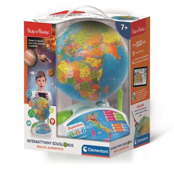 ND17_ZB-159906 Clementoni Interaktywny Eduglobus 50847 zdjęcie 1