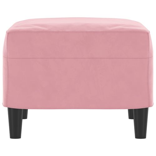 Podnóżek, różowy, 60x50x41 cm, aksamit na Arena.pl