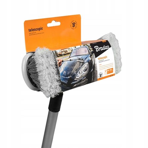 2X SZCZOTKA TELESKOPOWA DO CZYSZCZENIA SAMOCHODU FELG AUTA GĄBKA ŚCIĄGACZKA na Arena.pl