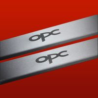 Listwa progowa OPEL/VAUXHALL CORSA D OPC Stal nierdzewna 304 mat 2szt