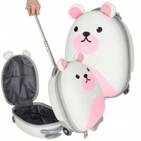 WALIZKA PODRÓŻNA DLA DZIECI ŚWIECĄCE KÓŁKA BAGAŻ PODRĘCZNY DZIECIĘCY MYSZ