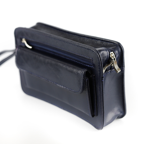 308-Saszetka męska - granat KEMER na Arena.pl