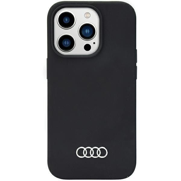 Audi Silicone Case iPhone 14 Pro 6.1" czarny/black hardcase zdjęcie 1