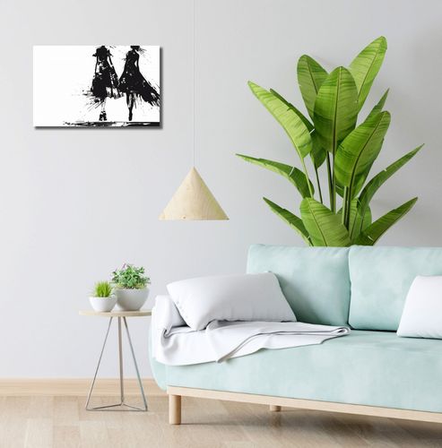 Obraz 50x30cm Atramentowy Przerys na Arena.pl