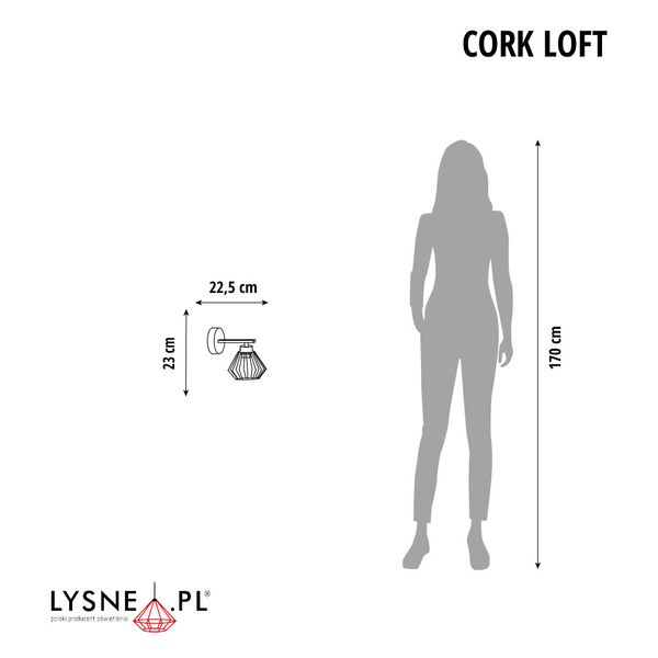 Kinkiet do czytania CORK LOFT zdjęcie 3