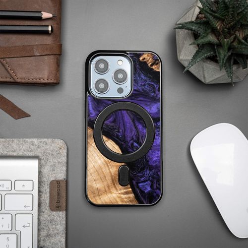etui bewood unique do iphone 15 pro - violet z magsafe na Arena.pl