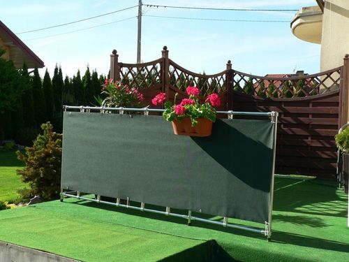 Osłona balkonowa zielona 0,9m x 7m. na Arena.pl