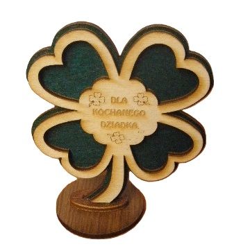 koniczynka frez DZIADEK  10 x 8 cm na Arena.pl