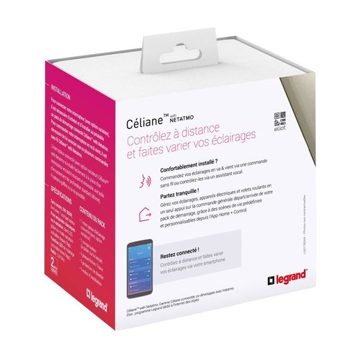 Celiane with NETATMO Łącznik connected (z funkcją ściemniania) TYTANOWY Legrand 067771 na Arena.pl