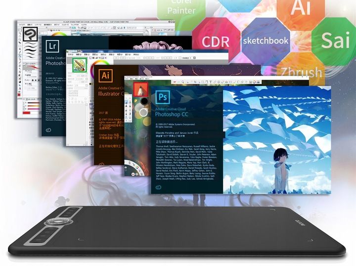 Tablet graficzny BOSTO T1060 PL OPROGRAMOWANIE do komputera PROFESJONALNY zdjęcie 4