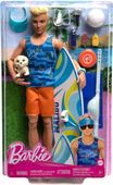 LALKA MATTEL BARBIE KEN SURFER AKCESORIA PIESEK