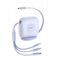 Baseus Traction Series zwijany kabel 3 w 1 USB Typ C