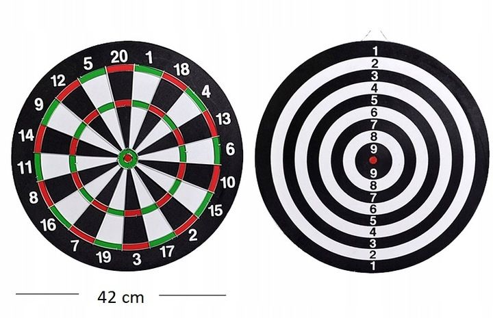 TARCZA DO GRY W DART RZUTKI LOTKI DUŻA 42 CM zdjęcie 7