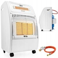 Piecyk gazowy na butlę 2w1 Grzejnik gaz LPG Yoer 5,7kW +Reduktor +FARELKA