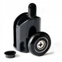 ROLKA DOLNA CZARNA WYPINANA 23mm do kabiny prysznicowej ROL-02-B