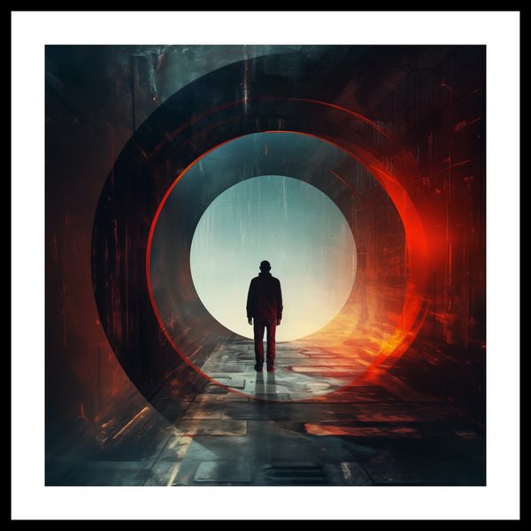 Plakat 60x60cm Portal do Świata zdjęcie 3