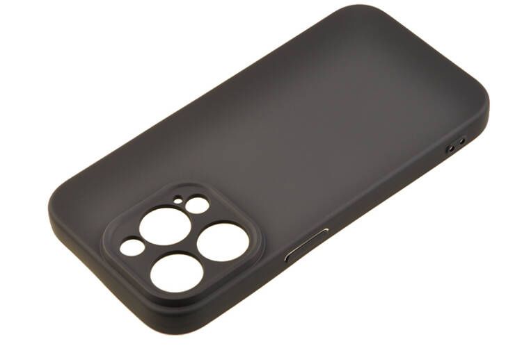Etui silikonowe Tint do Apple iPhone 15 Pro czarny zdjęcie 2