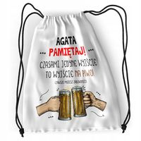 Plecak Dla Agaty Szkolny Worek Torba Z Nadrukiem Ze Zdjęciem