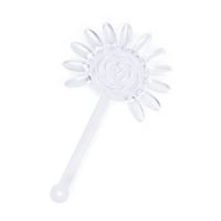 Wzornik przezroczysty - lizak 12 tipsów (clear)