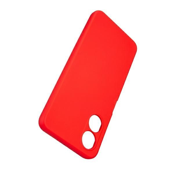 beline etui silicone oppo a17czerwony/red zdjęcie 4