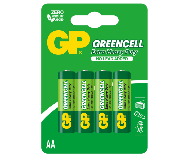 Bateria R6 GP GREENCELL  B4 zdjęcie 1