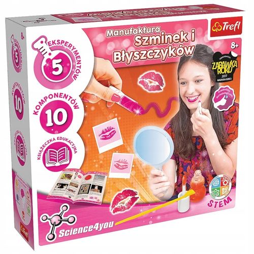 Manufaktura szminek i błyszczyków eksperymenty 8+ Trefl Science4YOU 61118 na Arena.pl
