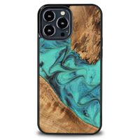 etui bewood unique na iphone 13 pro max - turquoise