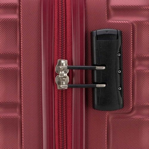 Nowoczesna Mała walizka WITTCHEN 56-3A-311 bordowa na Arena.pl