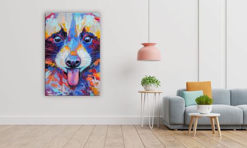 OBRAZ NA PŁÓTNIE 099 Szop 60x90cm na Arena.pl