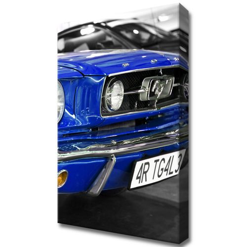Obraz Drukowany 20X30 Niebieski Mustang na Arena.pl