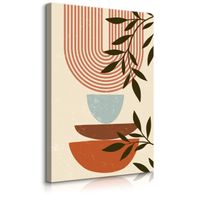 Obraz Canvas Do Salonu Styl Japoński Boho Abstrakcja Natura 40cm x 50cm