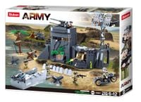 KLOCKI SLUBAN WOJSKO Lądowanie w Normandii 765 el. kompatybilne z LEG COB