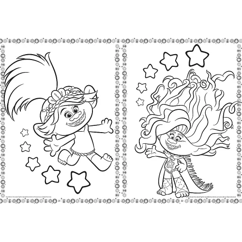 Trolls. Kolorowanka na Arena.pl